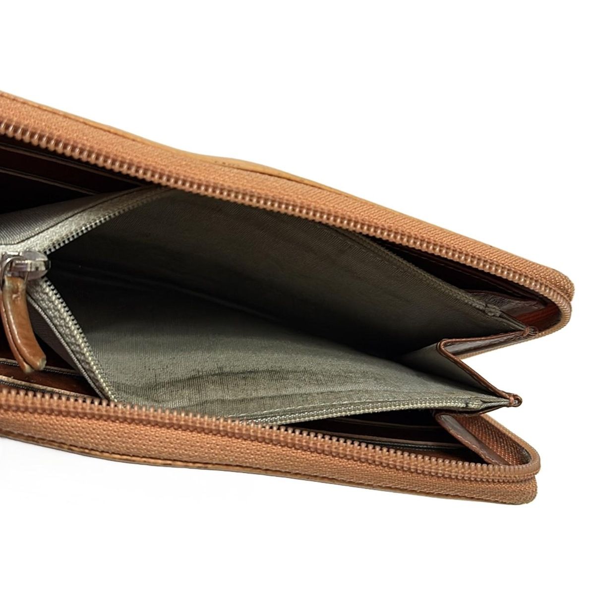 CHANEL(シャネル) 長財布 - ライトブラウン ラウンドファスナー/ココ