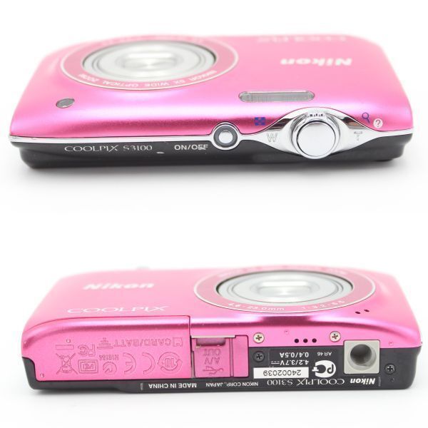 Nikon デジタルカメラ COOLPIX S3100 フレッシュピンク S3100PK