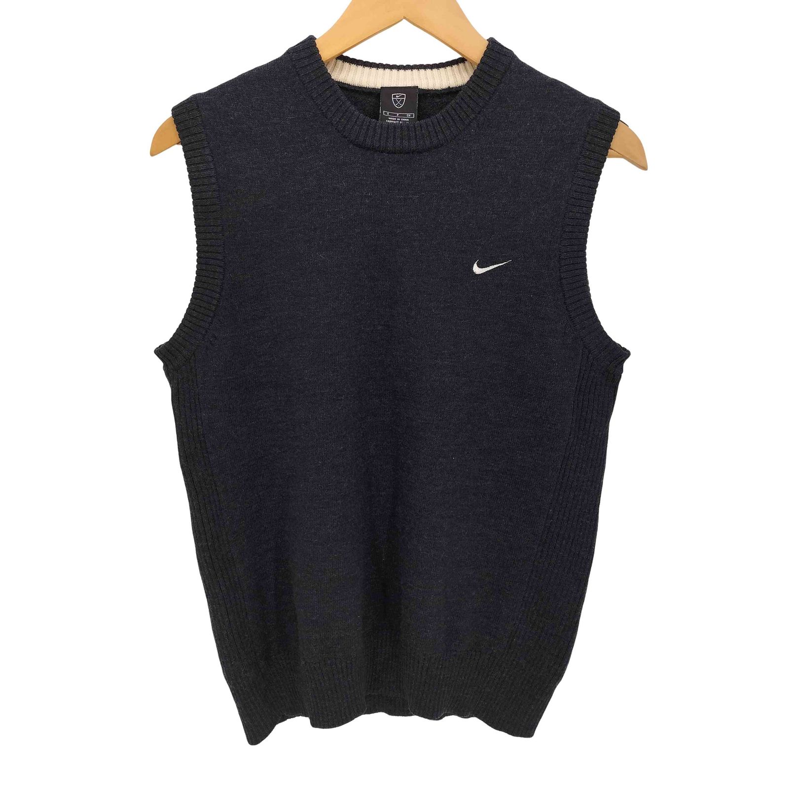 ナイキゴルフ NIKE GOLF 00S スウッシュ 刺繍 クルーネック ニット