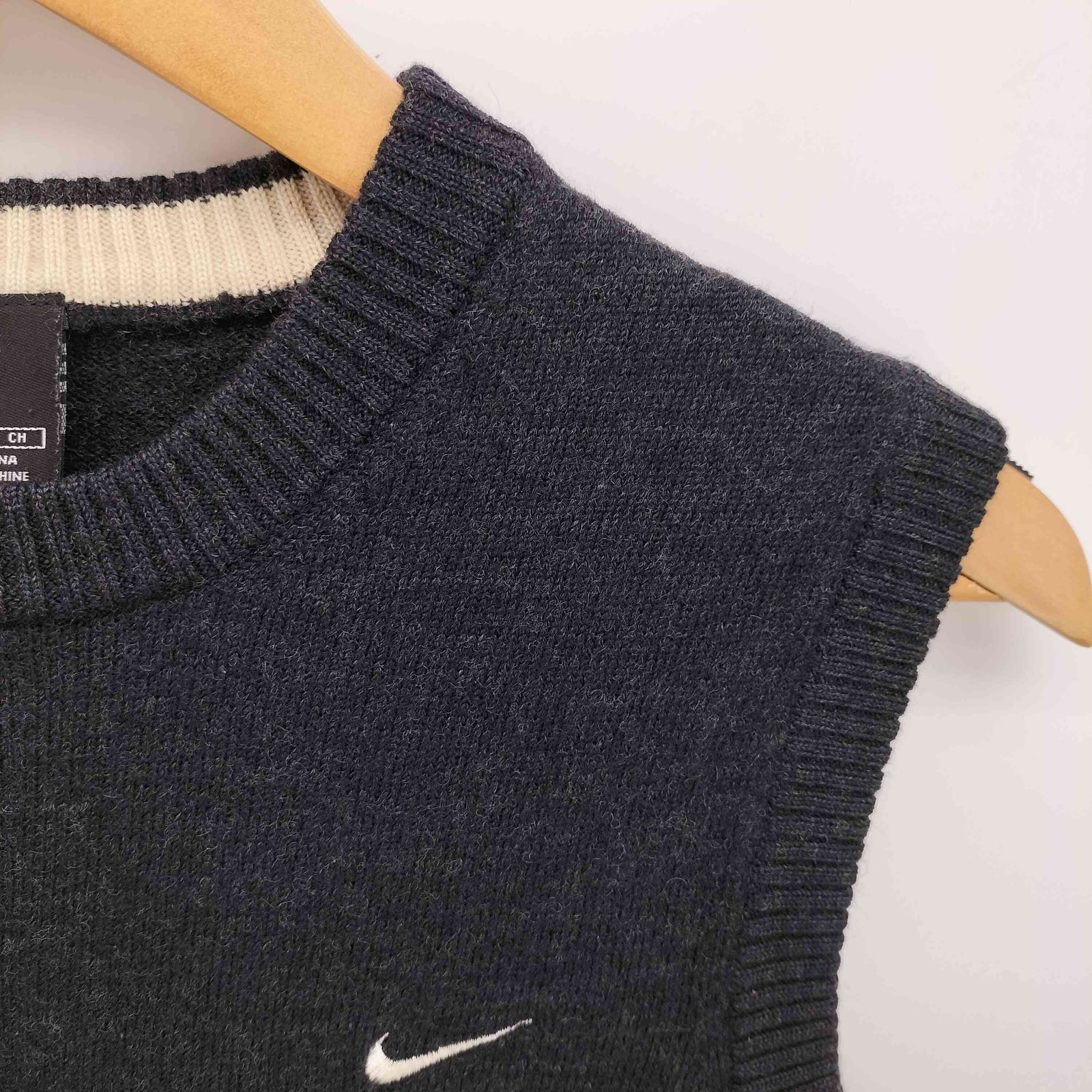 ナイキゴルフ NIKE GOLF 00S スウッシュ 刺繍 クルーネック ニット