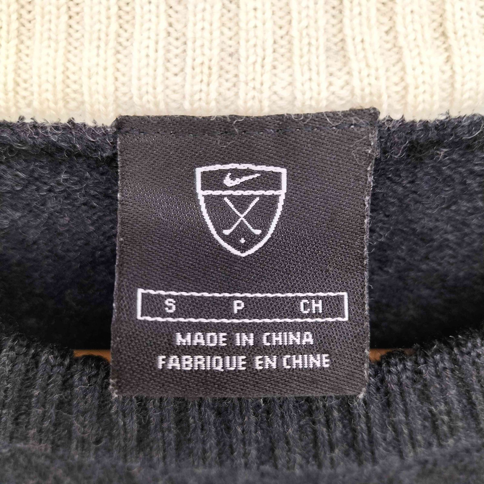 ナイキゴルフ NIKE GOLF 00S スウッシュ 刺繍 クルーネック ニット