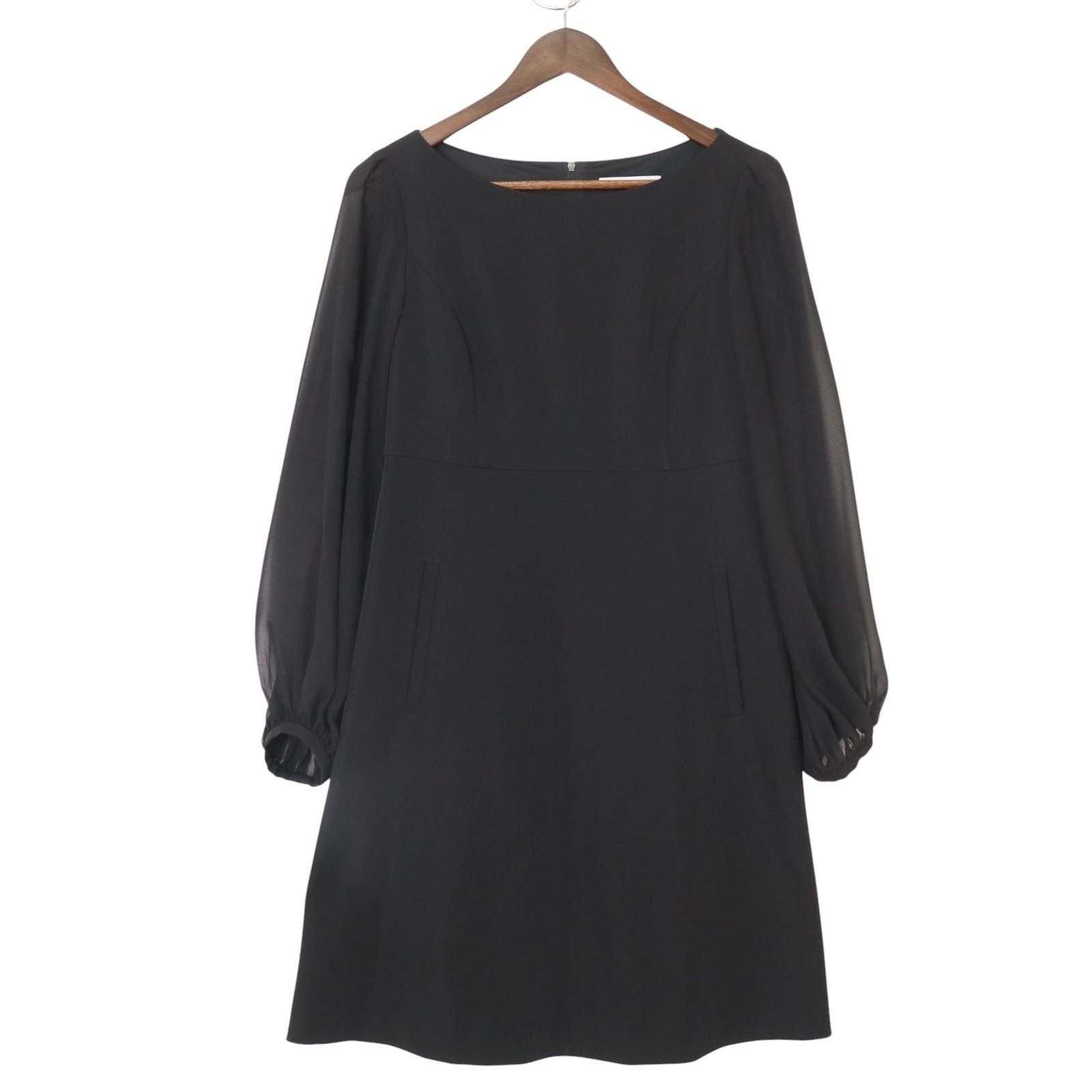 FOXEY YORK オーガンジー切替ワンピース 37806