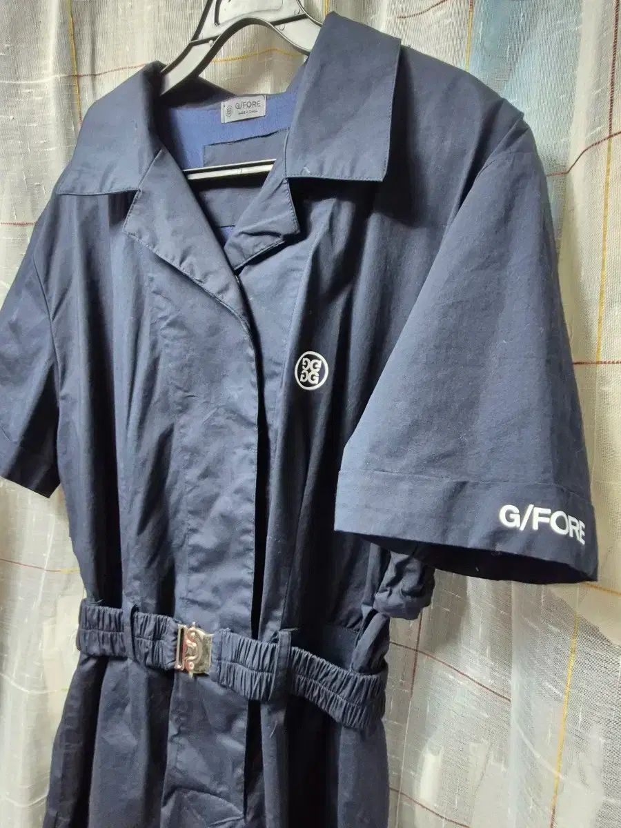 ジーフォア ネイビー オールインワン 半袖 ONE 工場 PIECE M G FORE