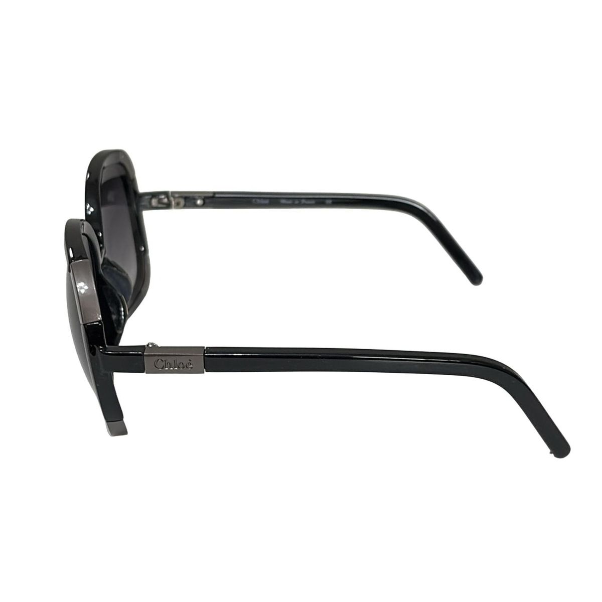 Chloe(クロエ) サングラス - CL2119 黒×シルバー - メルカリ