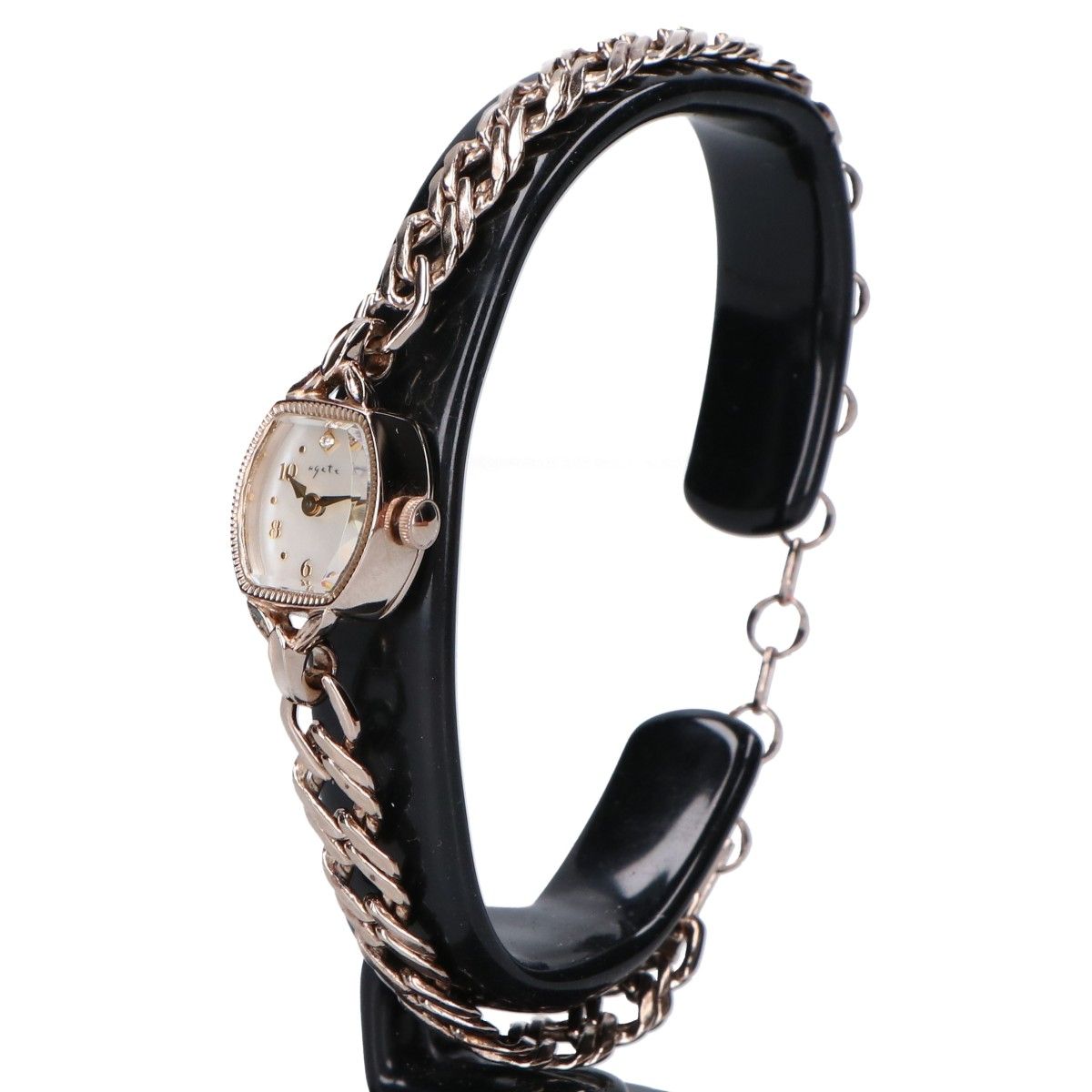 agete アガット 【美品】10181120001-03-999 D:0.005 トノーフェイス