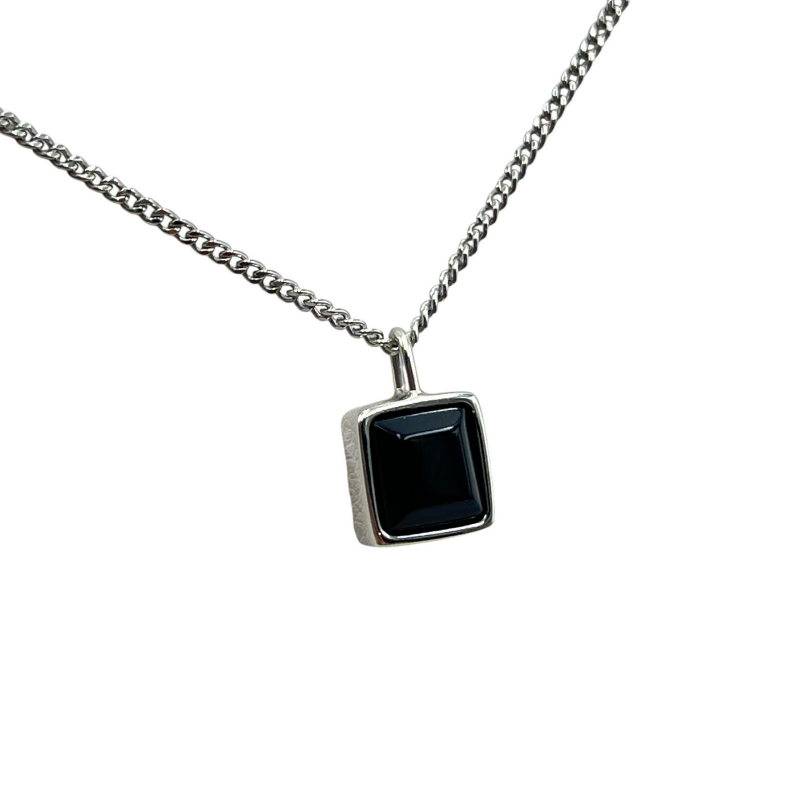 celine 22ss エディ セリーヌ エギズ ネックレス オニキス セリーヌ CELINE ネックレス オニキス エギズ シルバー925 ブラック