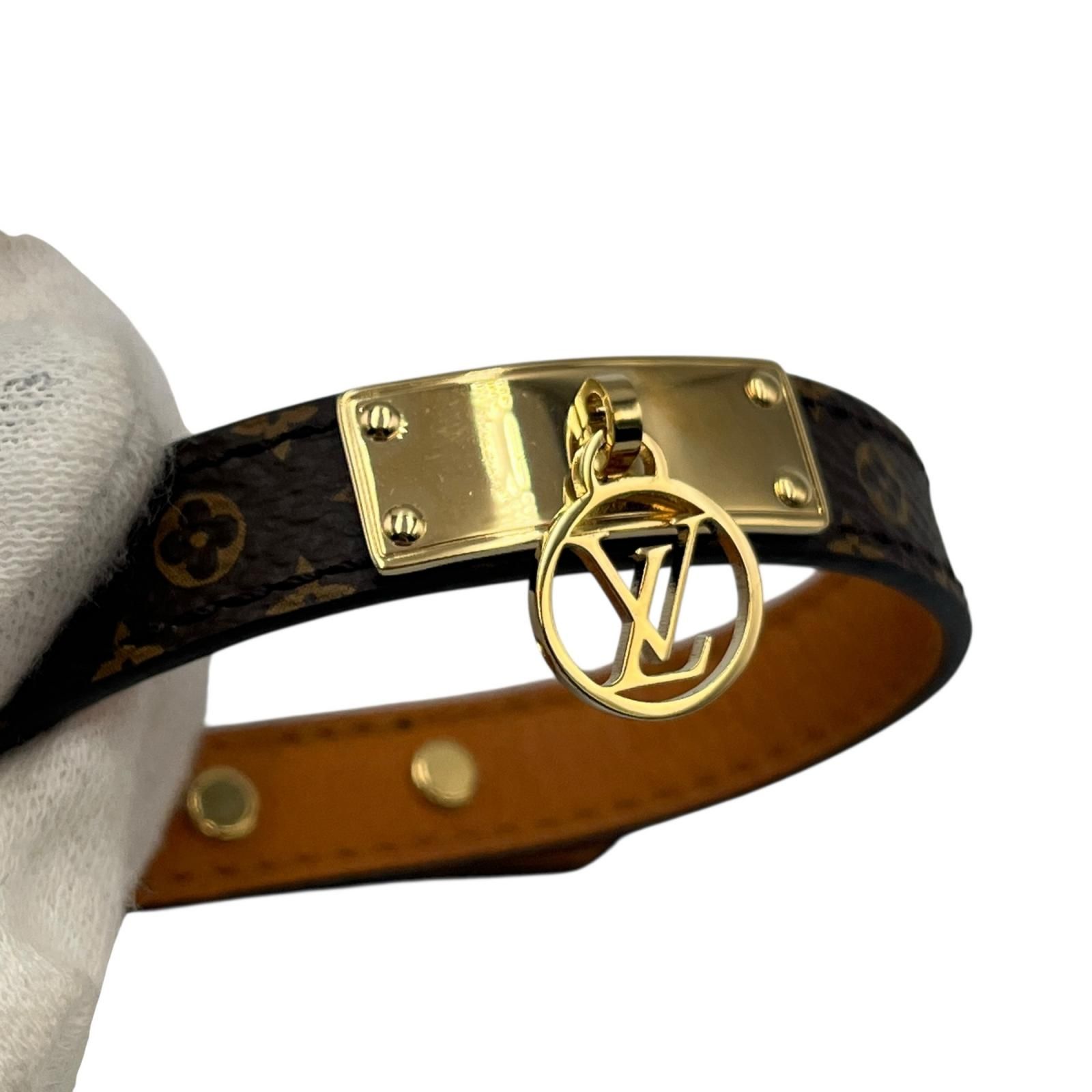 ルイヴィトン LOUIS VUITTON ブレスレット ブラスレ ロゴマニア