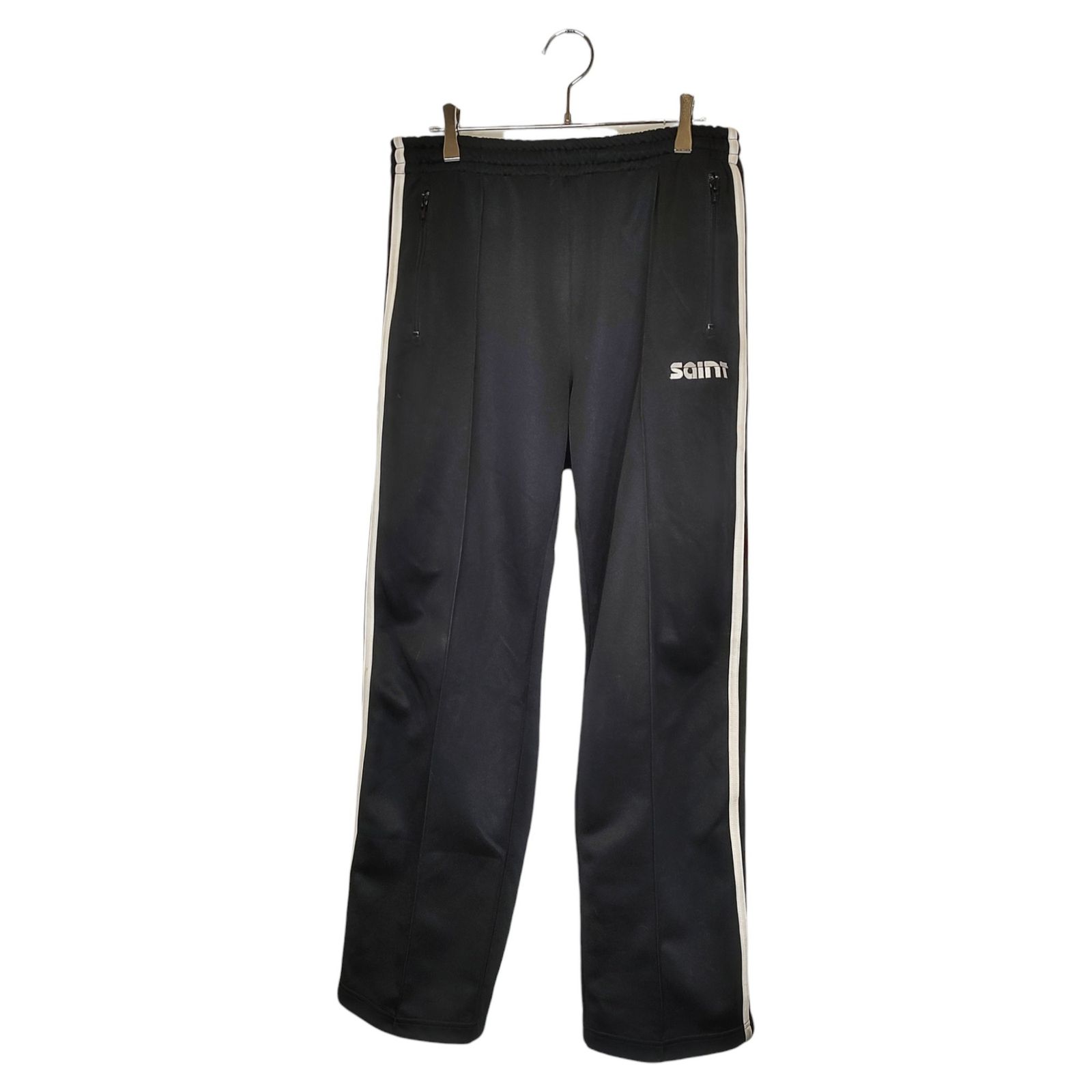 SAINT MICHAEL セント マイケル 24 AW TRACK PANTS ライン トラック パンツ SM YS 1 0000 074 M ブラック メンズ