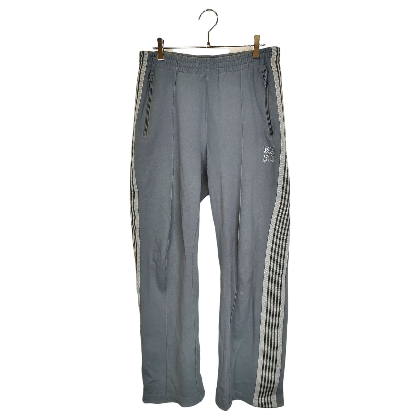 Needles ニードルス BREATH ブレス NARROW TRACK PANT トラック パンツ QV 1588 M グレー メンズ