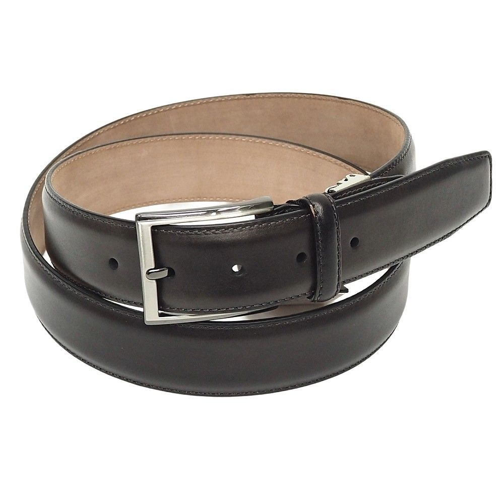 未使用品 MAGNANNI レザーベルト 【サイズ：FREE】 ダークグレー