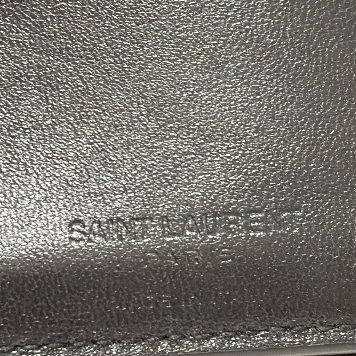 SAINT LAURENT PARIS サンローランパリ 札入れ 黒 ブルー ブラウン パームツリープリント その他 小物 レディース