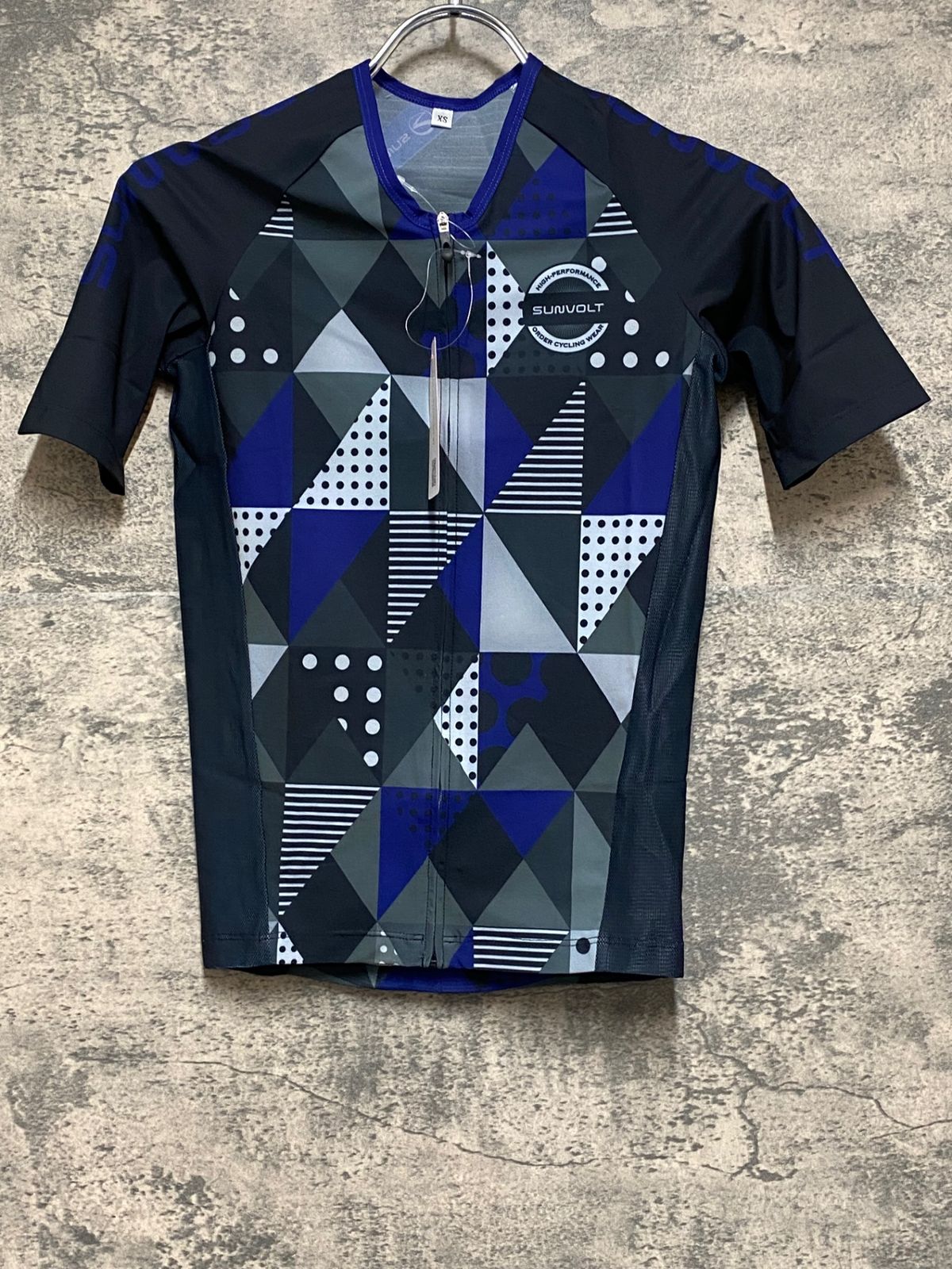 JO577 サンボルト SUNVOLT 半袖 サイクルジャージ 青 黒 XS - メルカリ