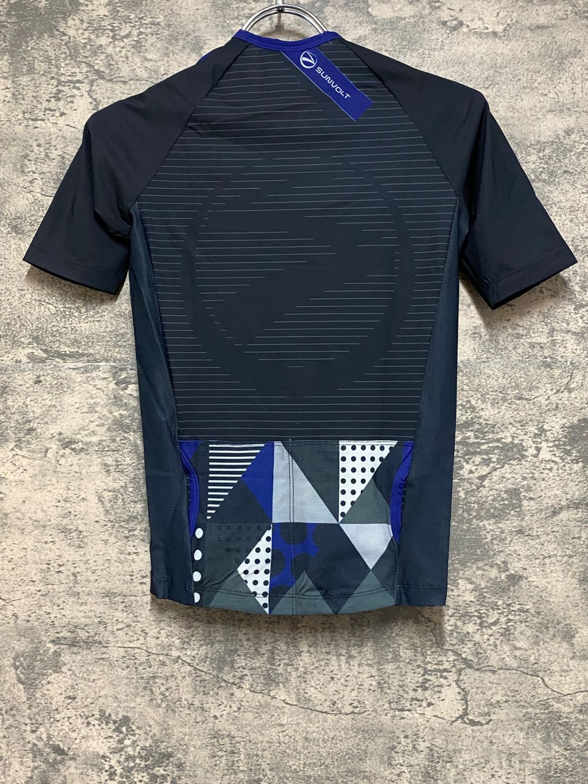 JO577 サンボルト SUNVOLT 半袖 サイクルジャージ 青 黒 XS - メルカリ