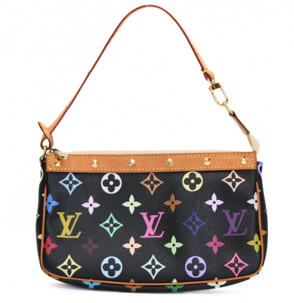 ルイヴィトン　アクセソワール　アクセサリーポーチ　マルチカラー黒 ルイヴィトン Louis Vuitton ポシェットアクセソワール アクセサリー