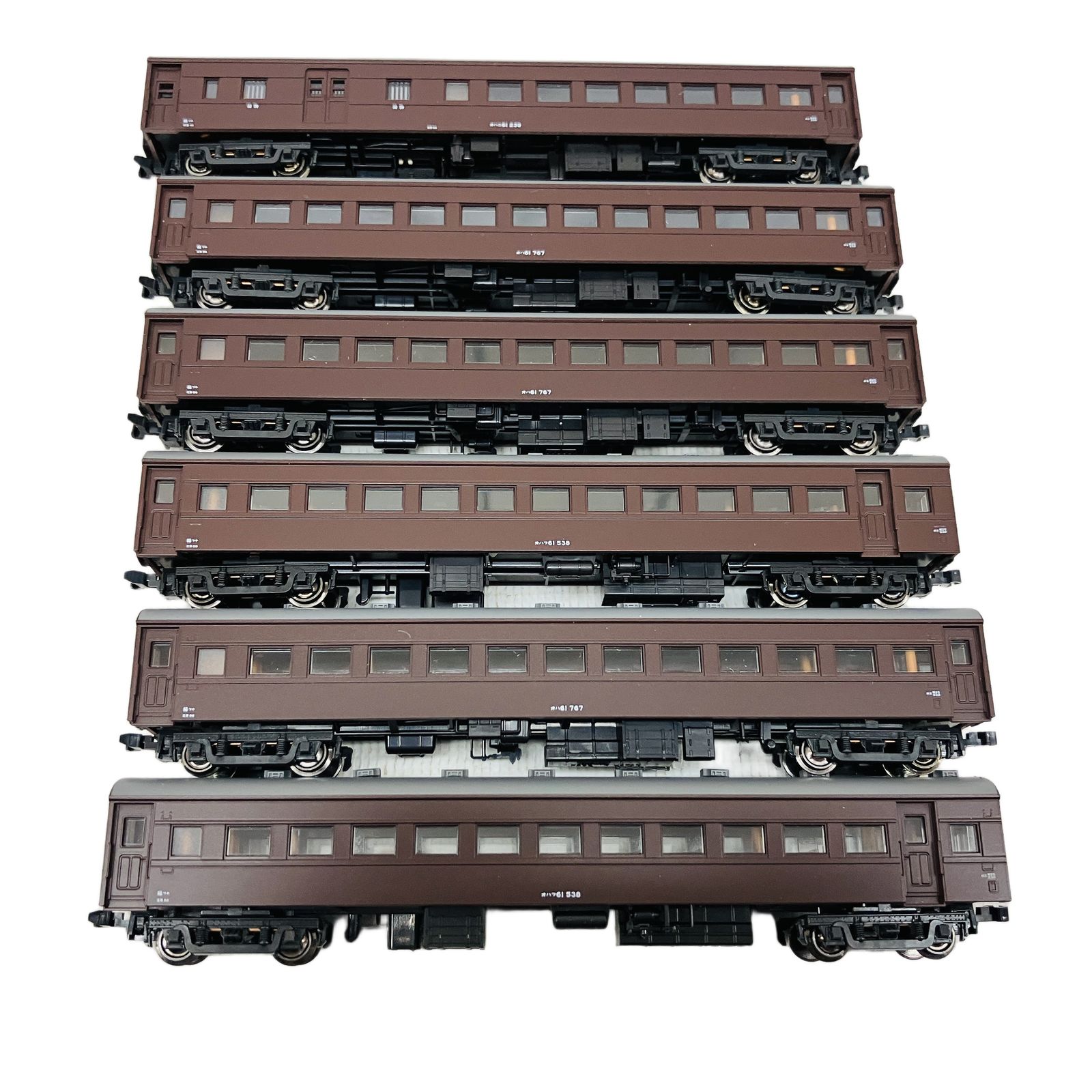 KATO 国鉄 60系 茶色 旧型客車 鉄道模型 Nゲージ 6両セット カトー