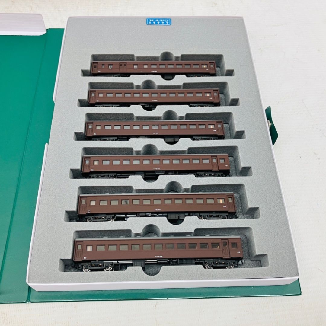 KATO 旧型客車 6両セット KATO 国鉄 60系 茶色 旧型客車 鉄道模型 Nゲージ 6両セット カトー