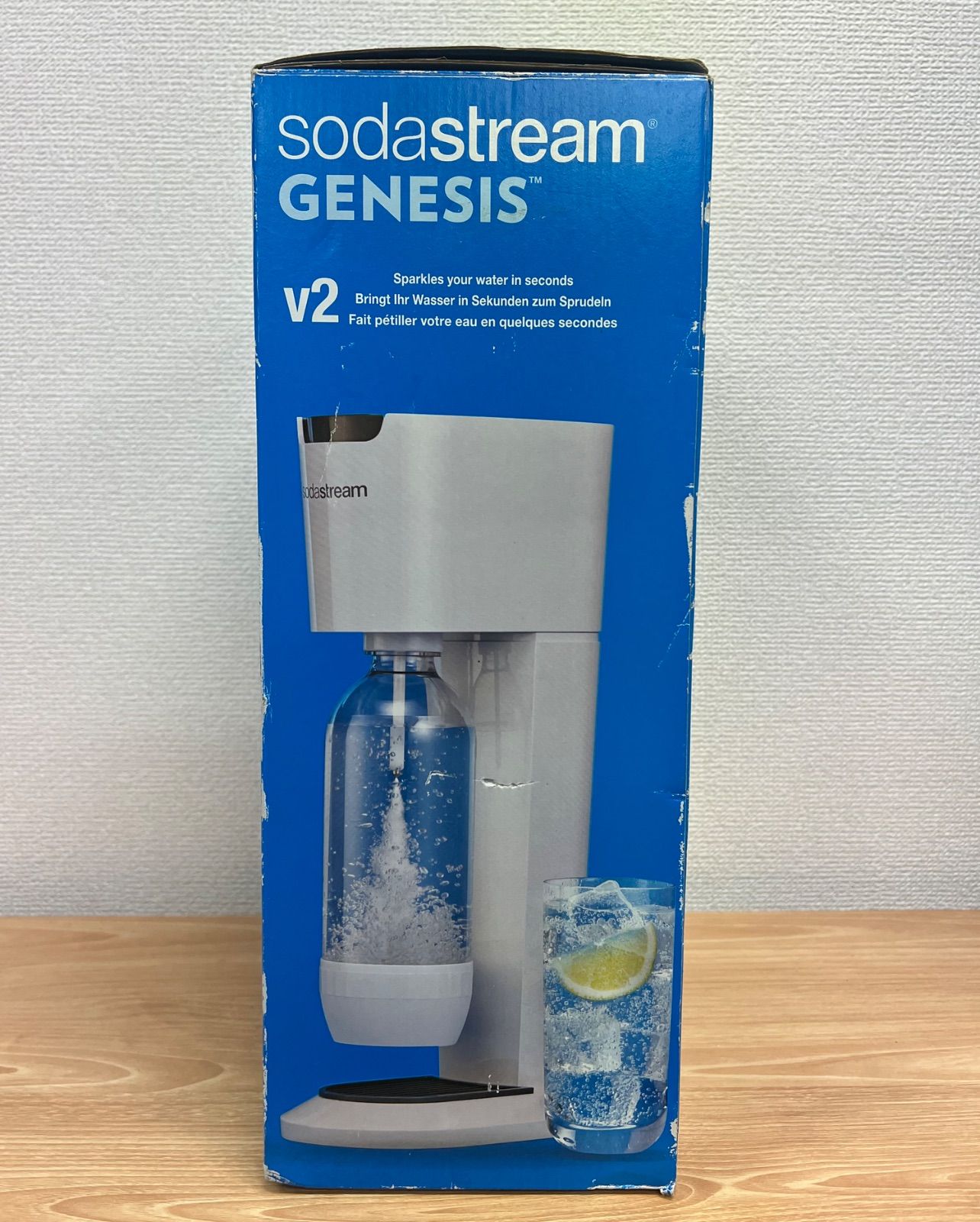 新品、未使用品】sodastream ソーダストリーム GENESIS v2 ホワイト