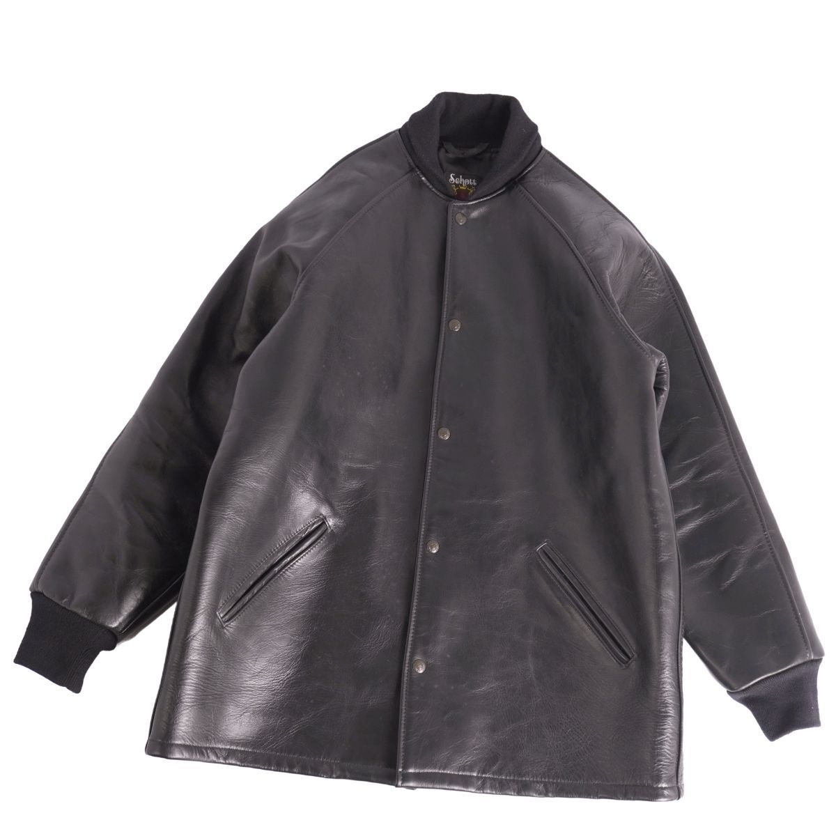 美品 ショット Schott コート 653H ファラオコート レザーコート ホ 