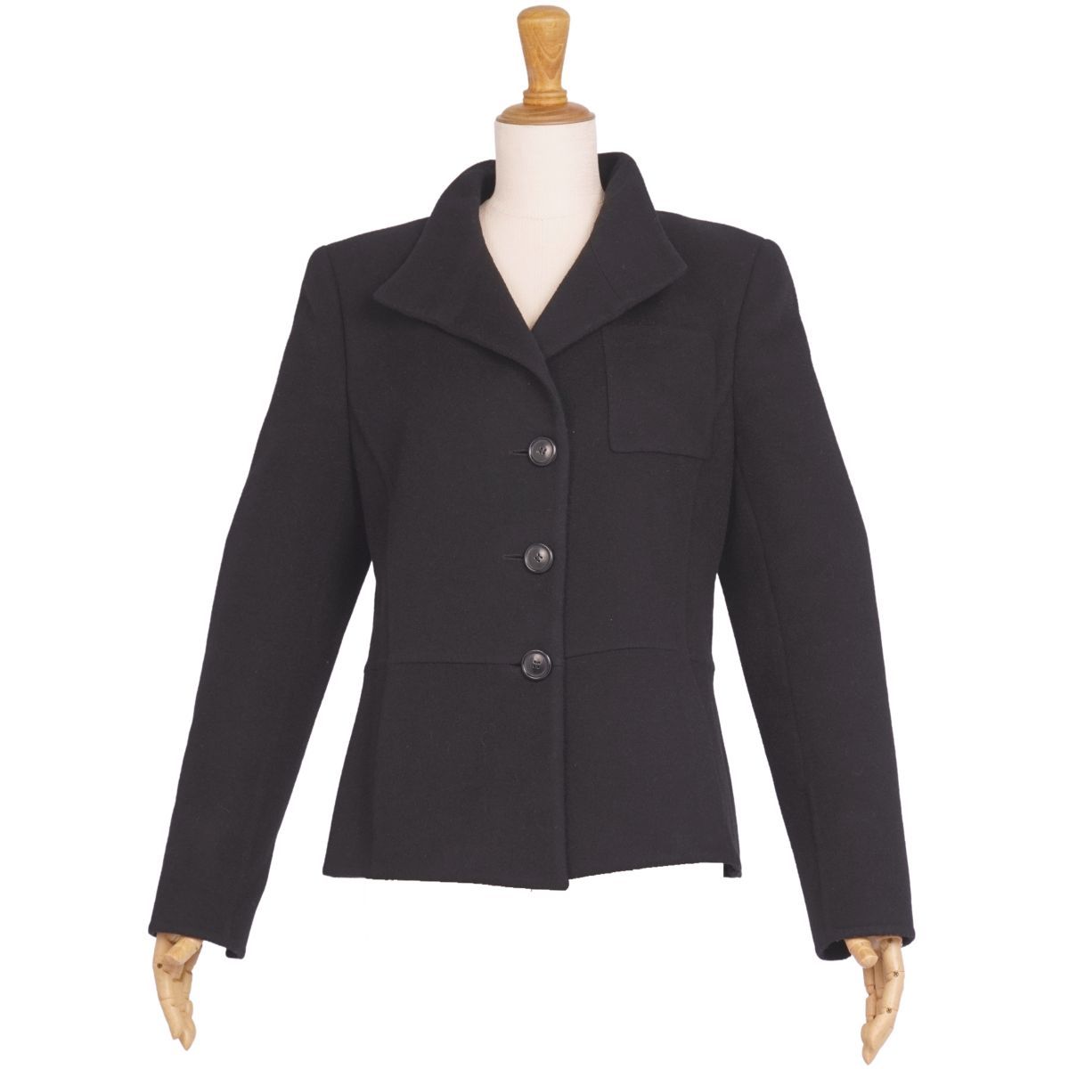 美品 アクリス AKRIS ジャケット ウール アンゴラ カシュゴラ 良い  