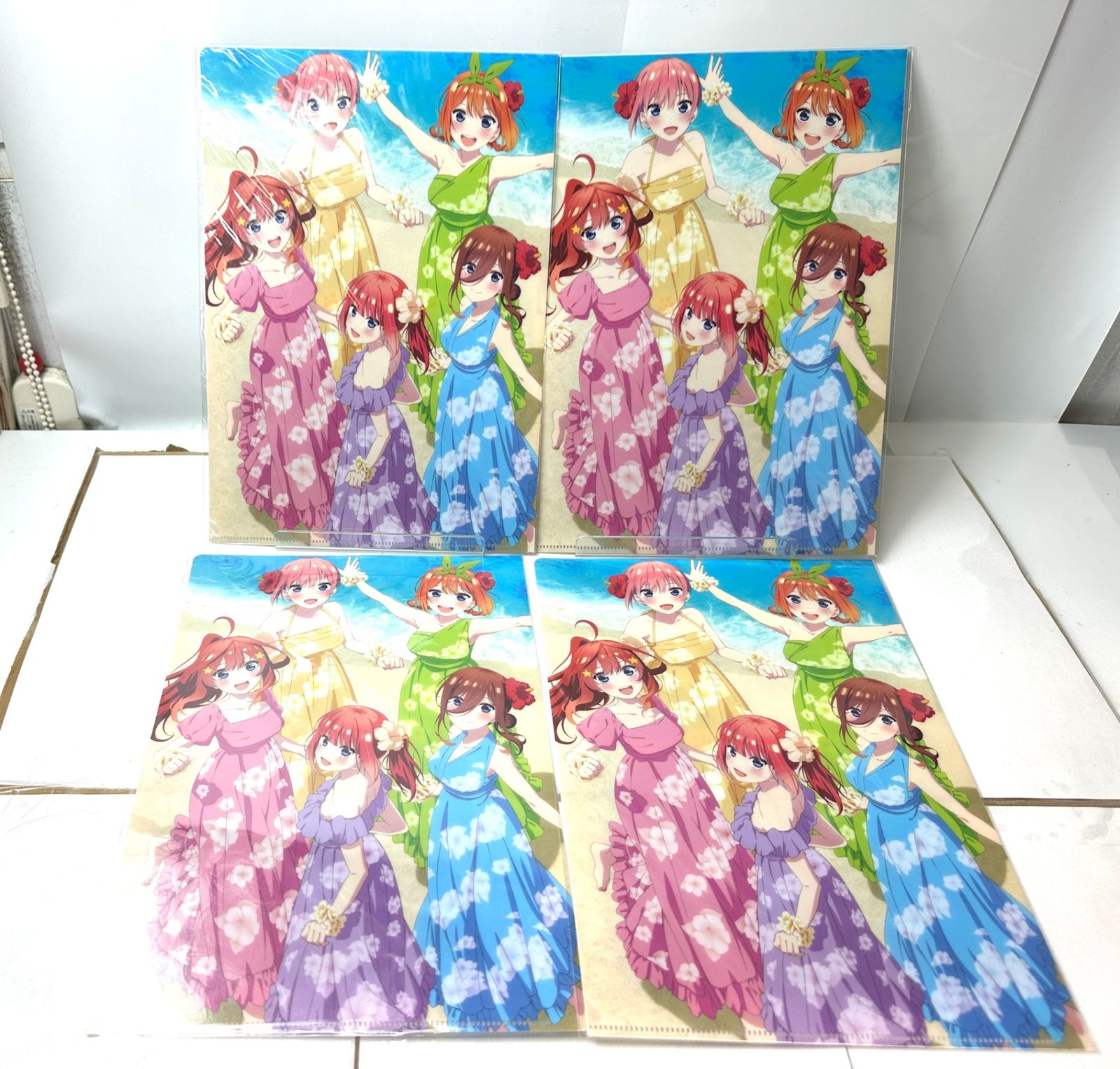 五等分の花嫁展　クリアファイルセット 五つ子セット 五等分の花嫁 五つ子ゲームファイナル G賞 クリアファイルセット 他
