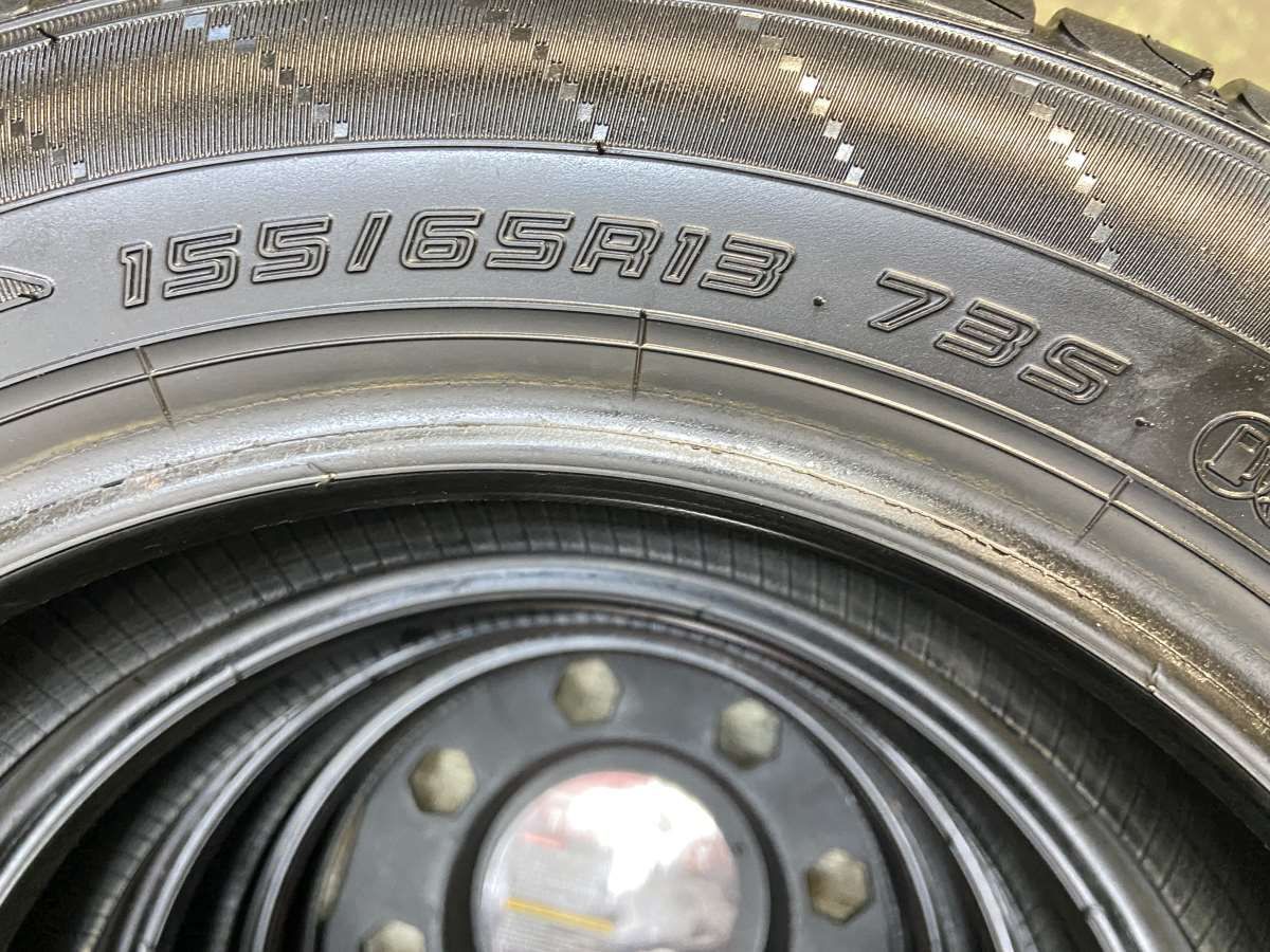  155 65 R 13 ダンロップ エナセーブ EC 204 タイヤ サマータイヤ 4本セット s タイヤ タイヤ ホイール