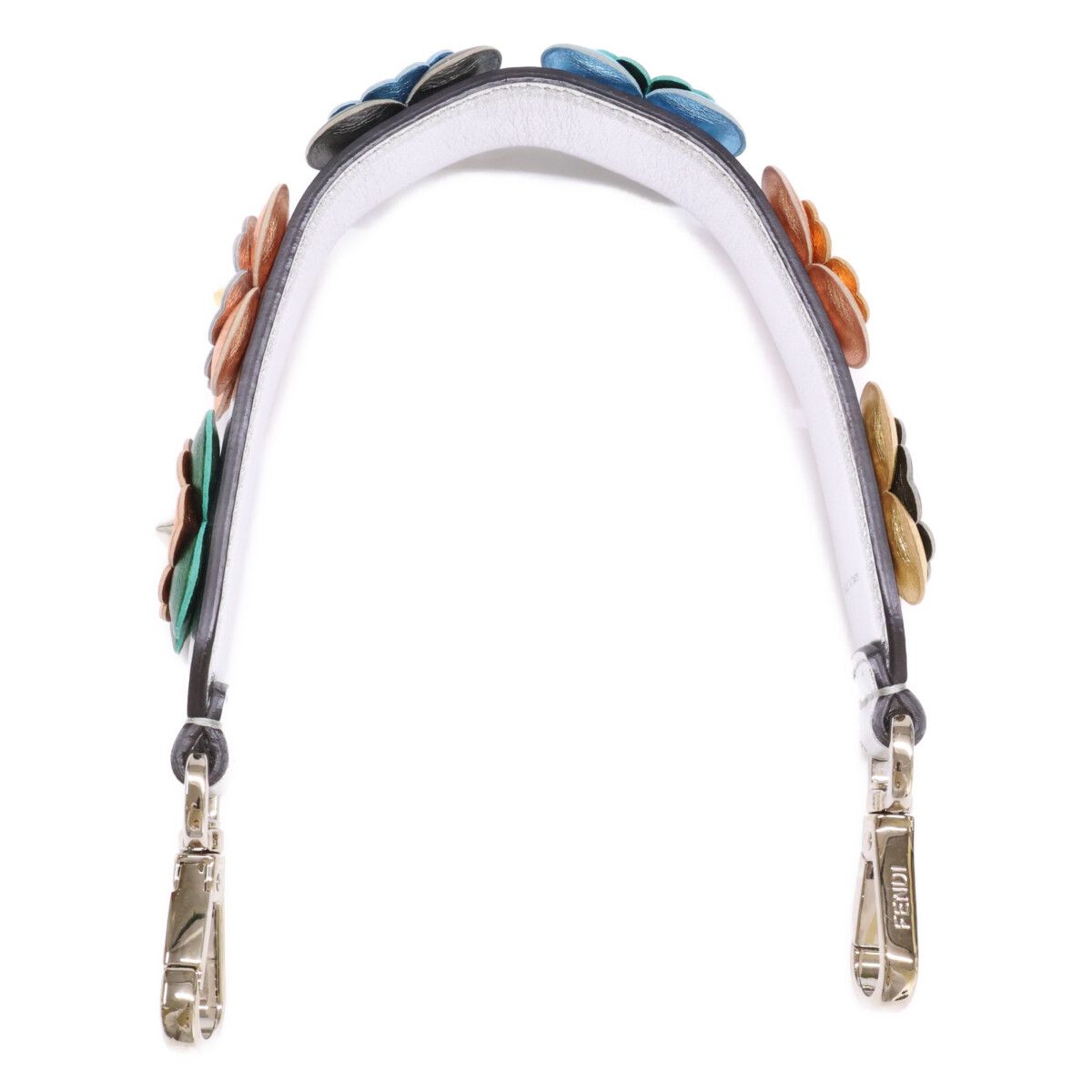 美品 フェンディFENDI フラワー ショート ストラップユー 8AV105 FENDI フェンディ 【美品】8AV105 MINI STRAP YOU ミニ ストラップ