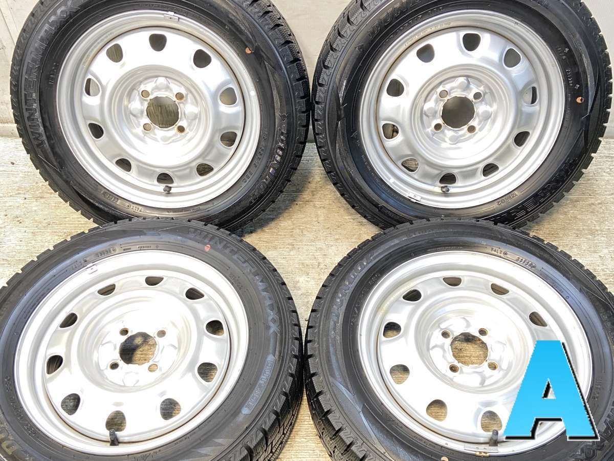 185 65 R 15 ダンロップ ウィンターマックス WM 02 TOPY M 60 x 5 100 4穴 タイヤ スタッドレスタイヤ ホイールセット 4本セット w