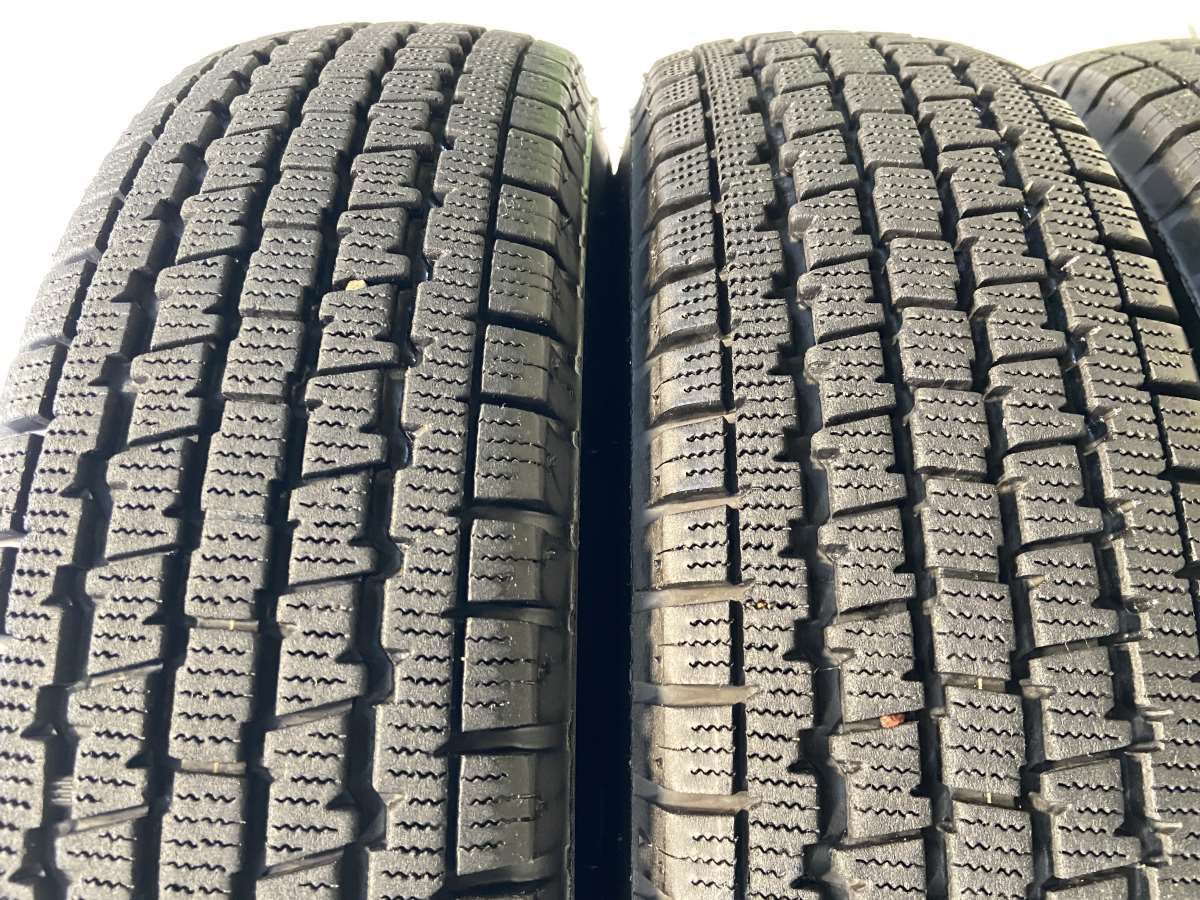 145/80R12 80/78LT ブリヂストン W300 JECT T3 12x3.5 100-4穴 中古