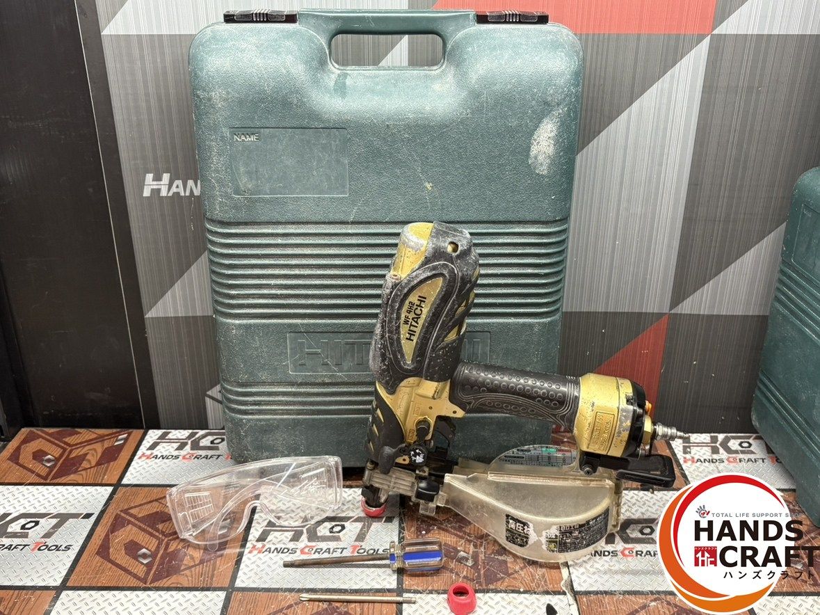 〇ハイコーキ HiKOKI 日立工機 WF4H2 高圧エアネジ打ち機 ケース付き