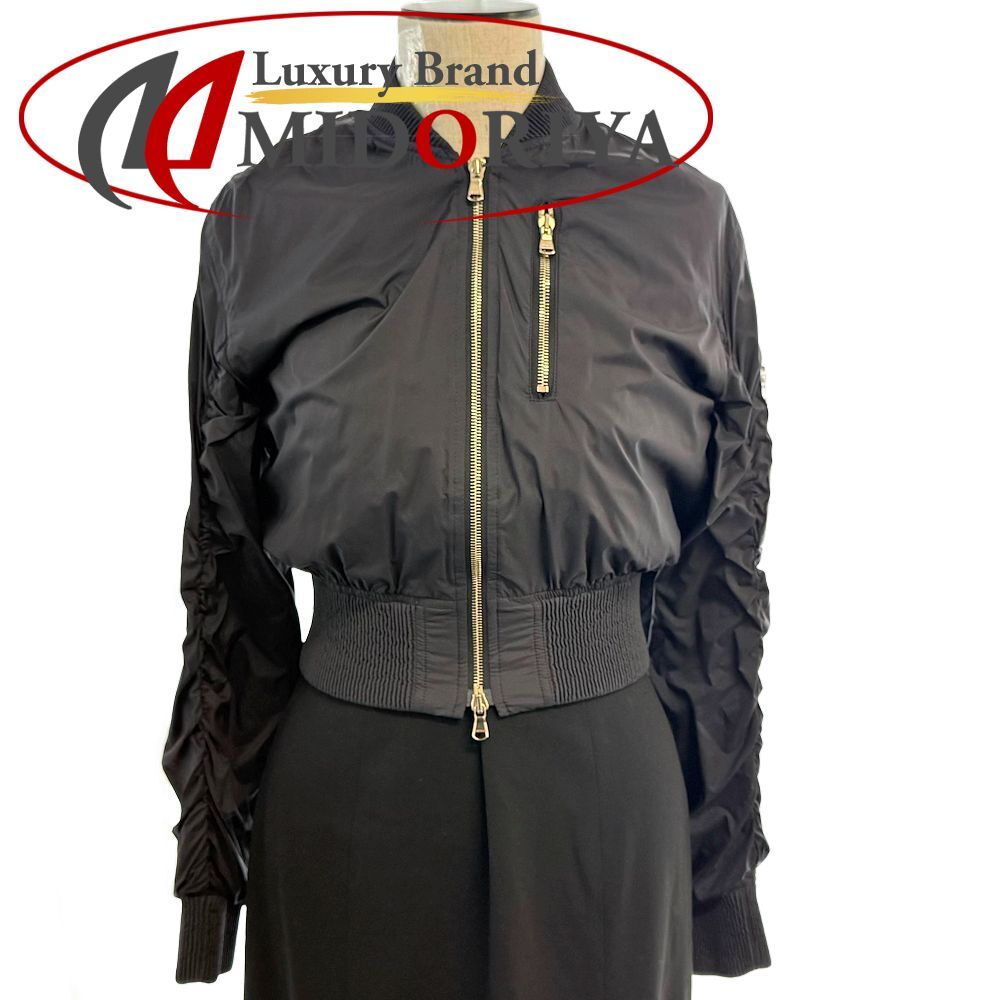 TATRAS タトラス ミリタリージャケット MA-1 サイズ34 ナイロンxウール ブラック レディース 181740