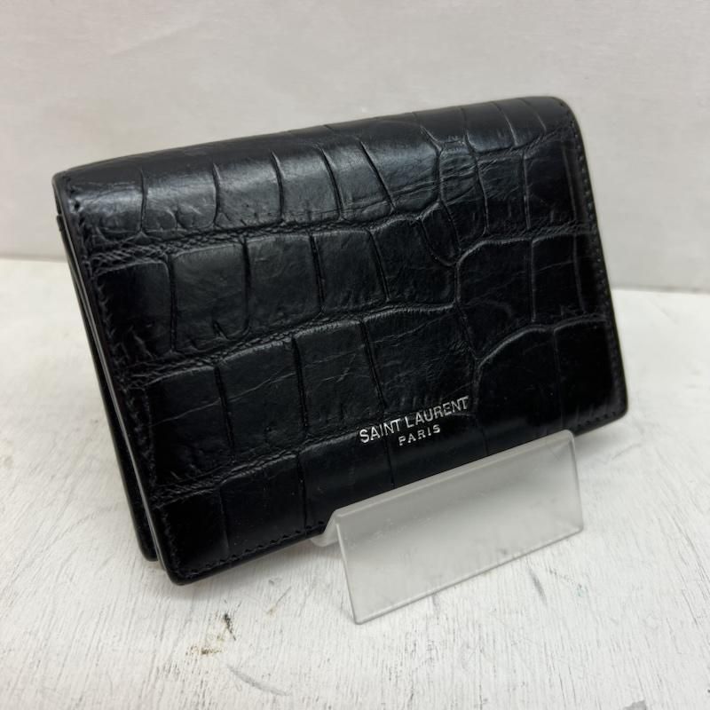 サンローランパリ 名刺入れ カードケース レザー 1016 メンズ ISItems 古着