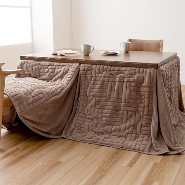 イケヒコ こたつ布団 ハイタイプ 洗える おしゃれ 洗濯 シンプル フェイクファー ベージュ 約