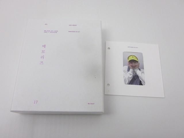 品 韓流 防弾少年団 BTS Memories of 2017 日本語字幕あり トレカ RM Blu ray