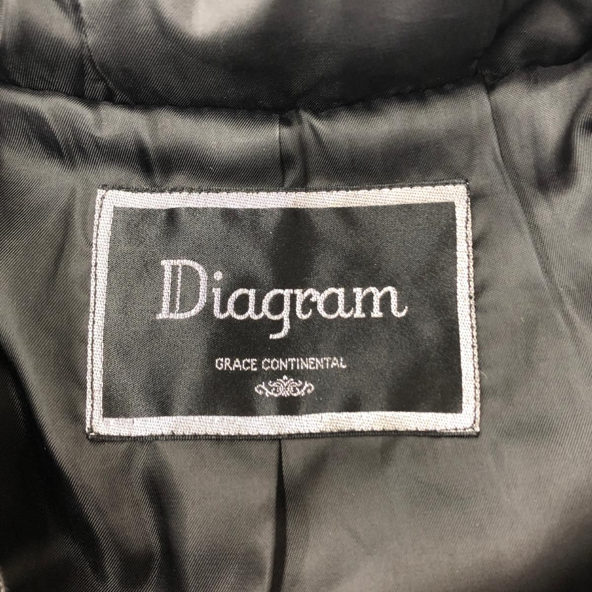 オファー diagram ダイアグラム ダッフルコート サイズ:36 羊革