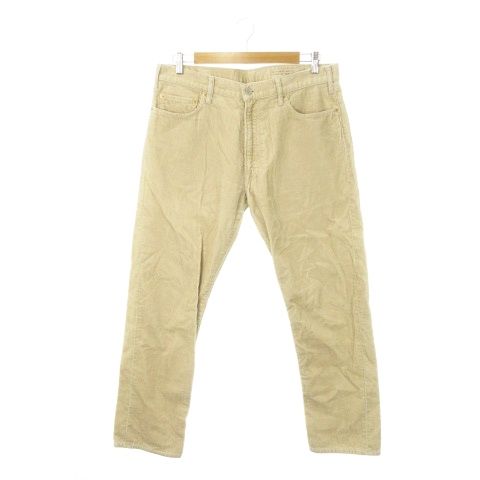 ボンクラ BONCOURA コーデュロイパンツ ストレート ジップフライ 