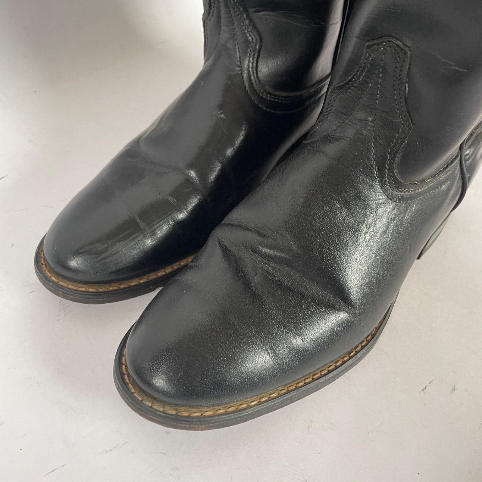 ヴィンテージ Laredo ラレド ウエスタンブーツ 7M 25cm ブラック 