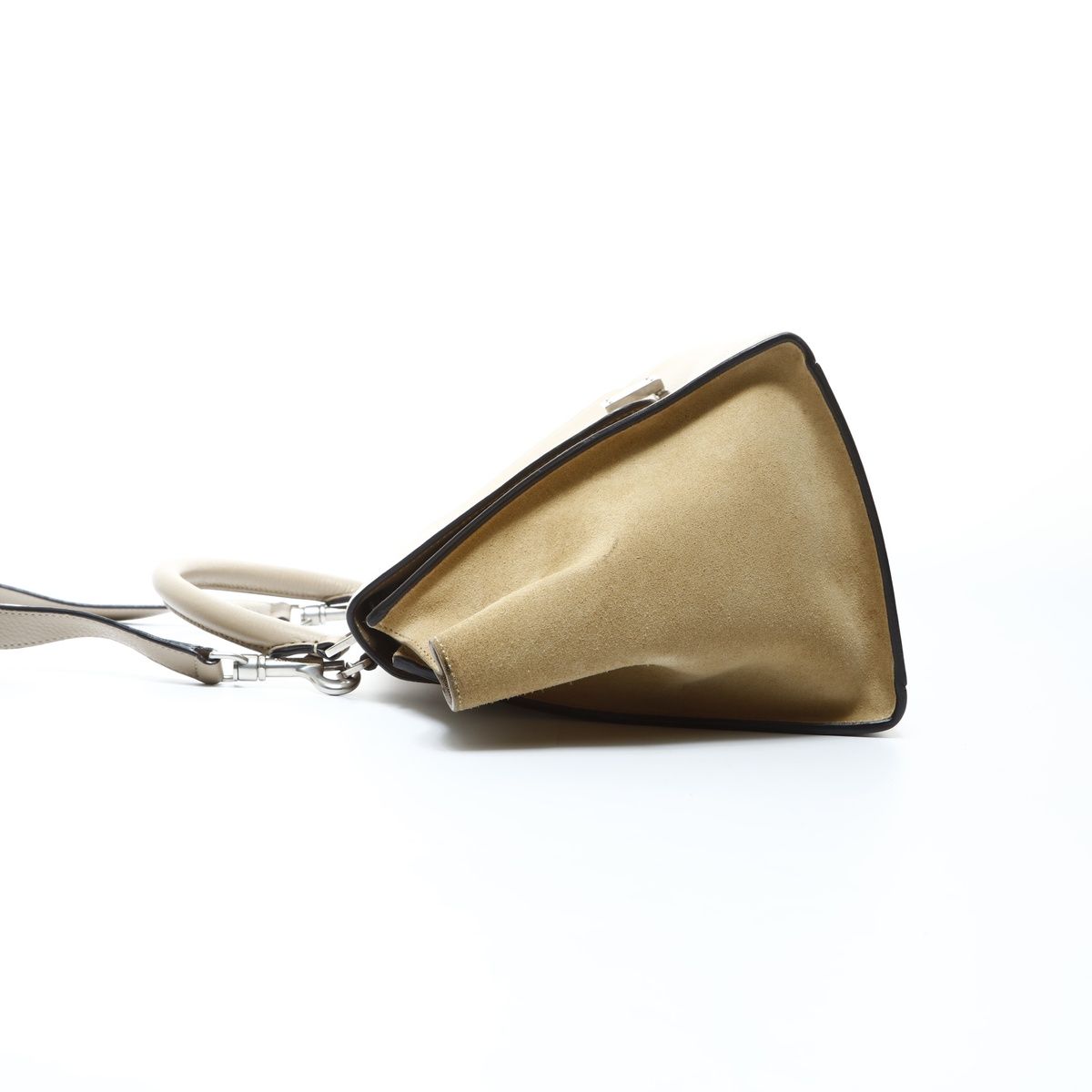 CELINE セリーヌ ハンドバッグ レザー スエード トラペーズ 2way