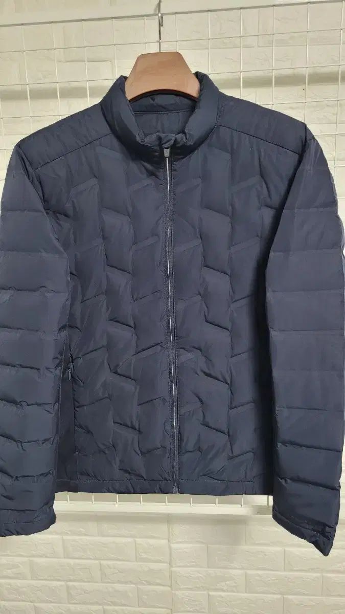 XL PGA 피지에이 ネイビー チューブパータン メンズゴルフウェア ダウンジャケット