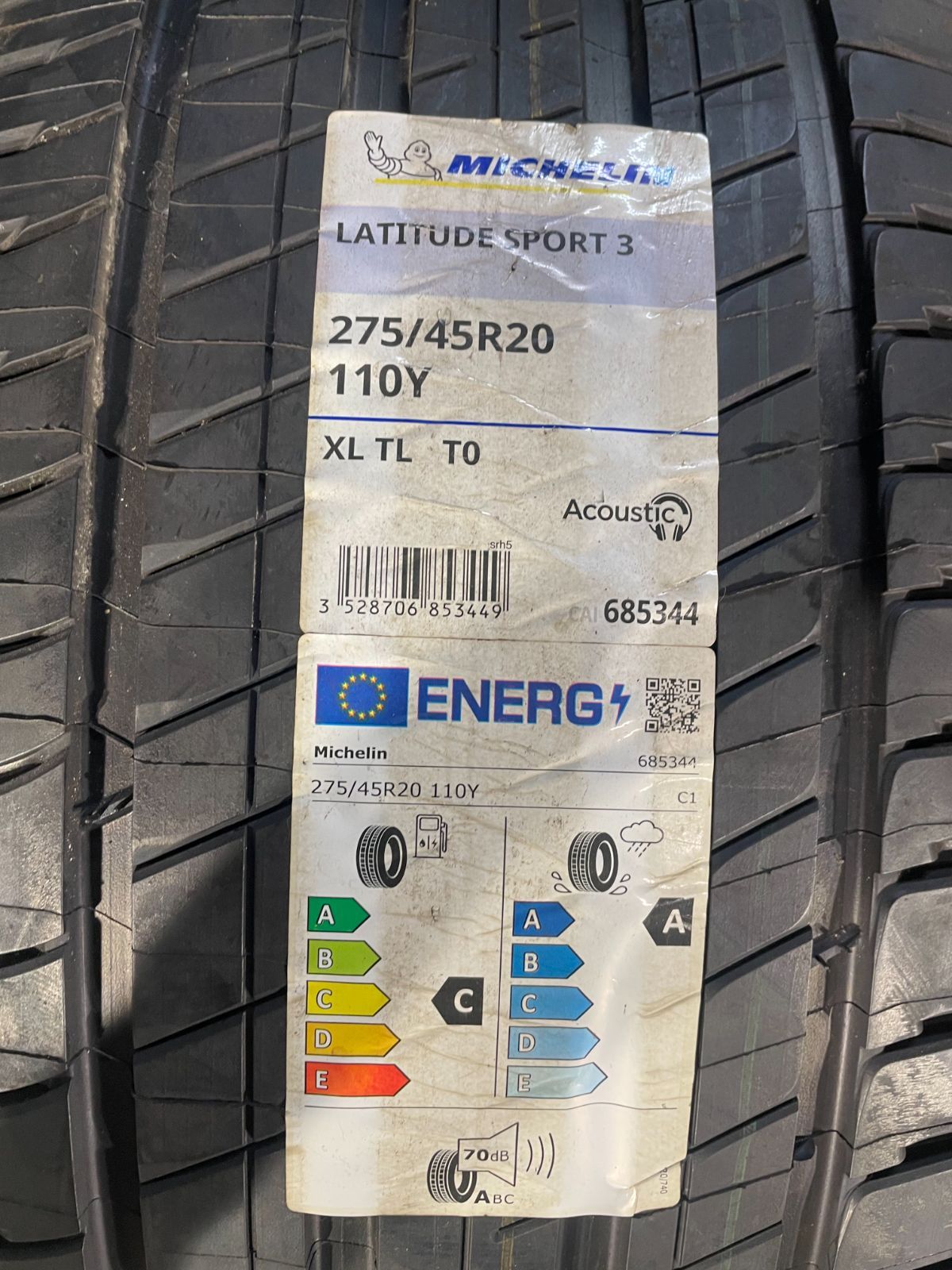 Michelin SPORT 3 275 45Ｒ20 2本セット