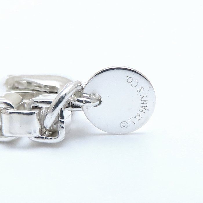 19cm Tiffany ティファニー ベネチアン ブレスレット 925 TIFFANY&Co. ティファニー ベネチアンチェーン ブレスレット 19cm