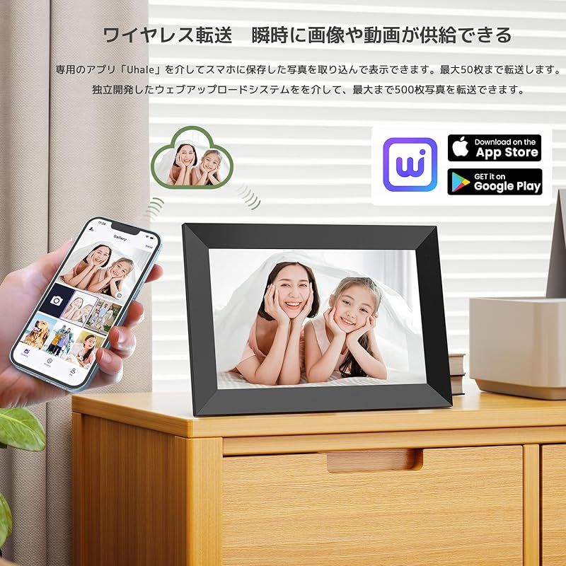  FANGOR デジタルフォトフレーム Wi Fi 10 1インチ 1280 800解像度 32 GB内蔵 SDカード拡張可 写真 動画 天気予報 スライドショー 敬老の日 向け 適格請求書発行可 防犯カメラ 防犯 セーフティ