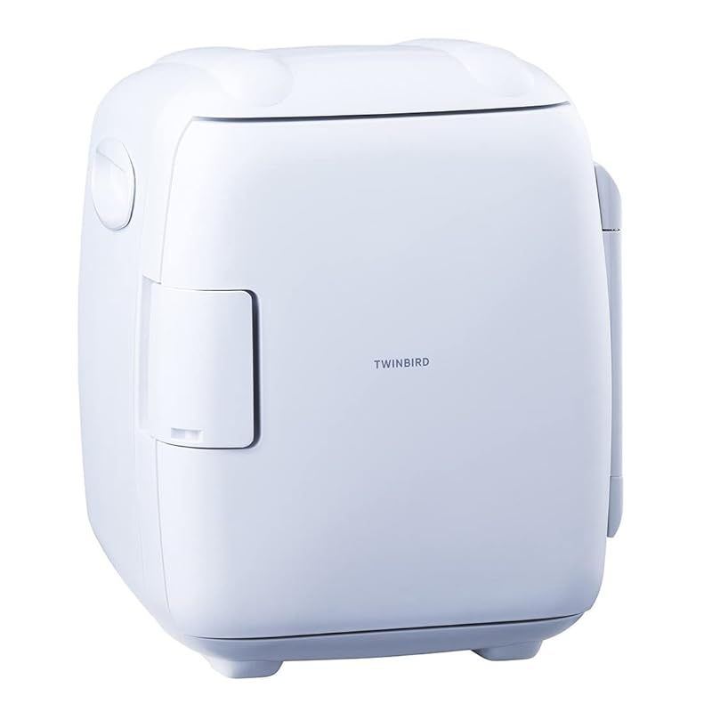 ツインバード 燕三条 2電源式コンパクト電子保冷保温ボックス 保冷保温庫 5.5L DC電源対応 ポータブル冷蔵庫 車載対応 熱中症対策 持ち運び 静音モード搭載【メーカー1年】ホワイト HR-EB06W 0