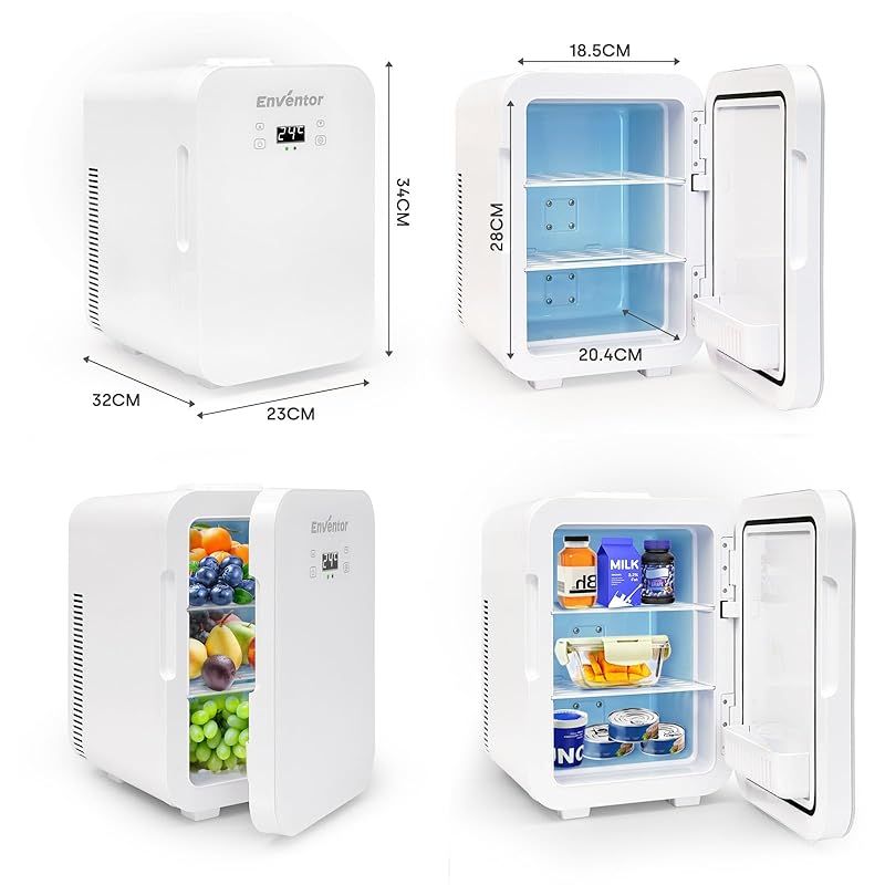 Enventor 冷蔵庫 小型 冷温庫 10L 極静音 LCD温度表示 ワンタッチ操作