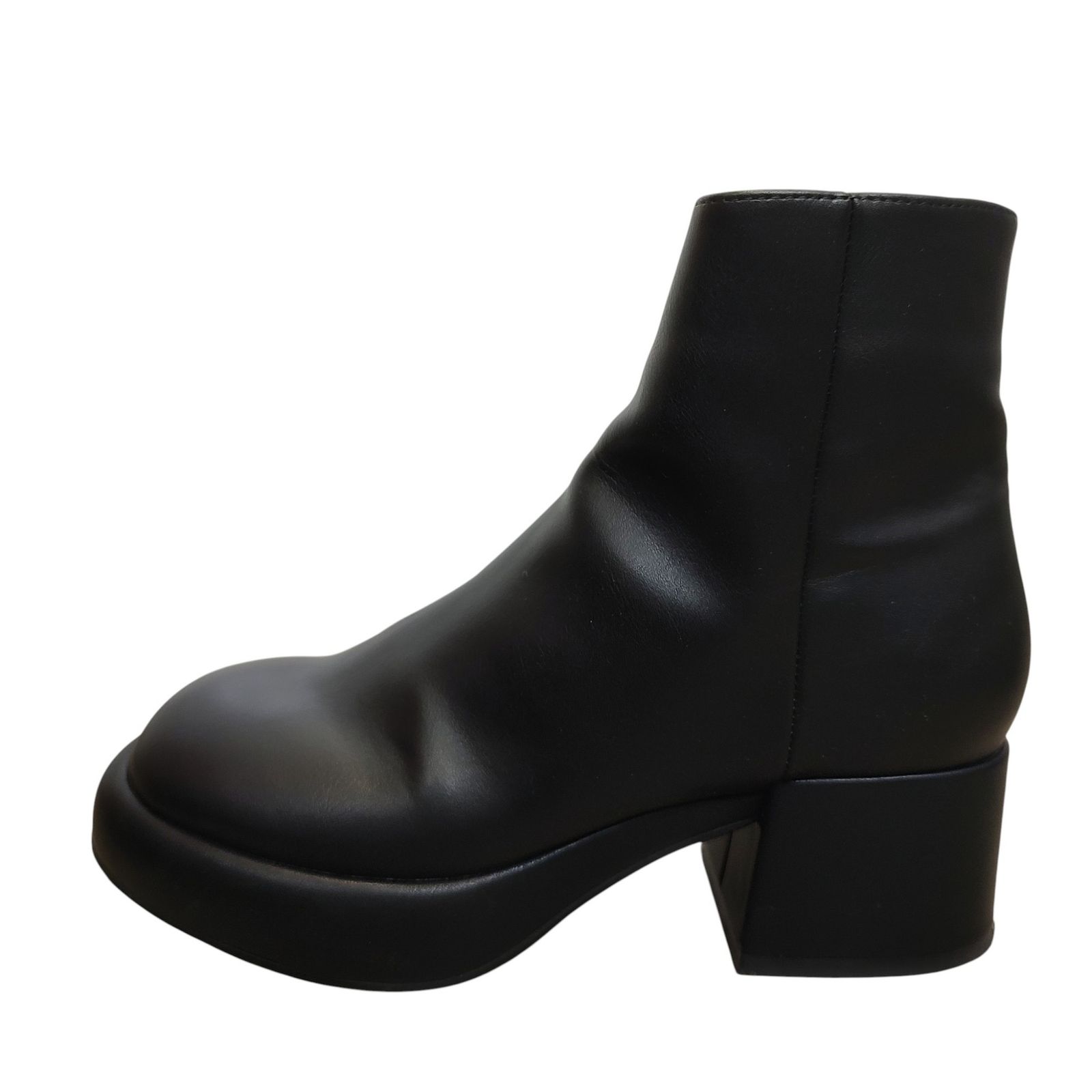 ANUKE アンヌーク Round Leather Boots レザー ショート ブーツ MU-002