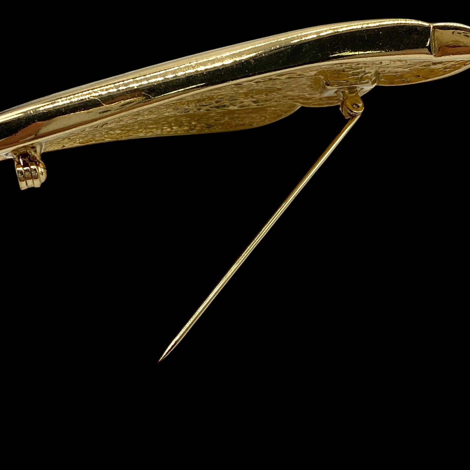 希少 Christian Dior クリスチャン ディオール 大ぶり フェザー