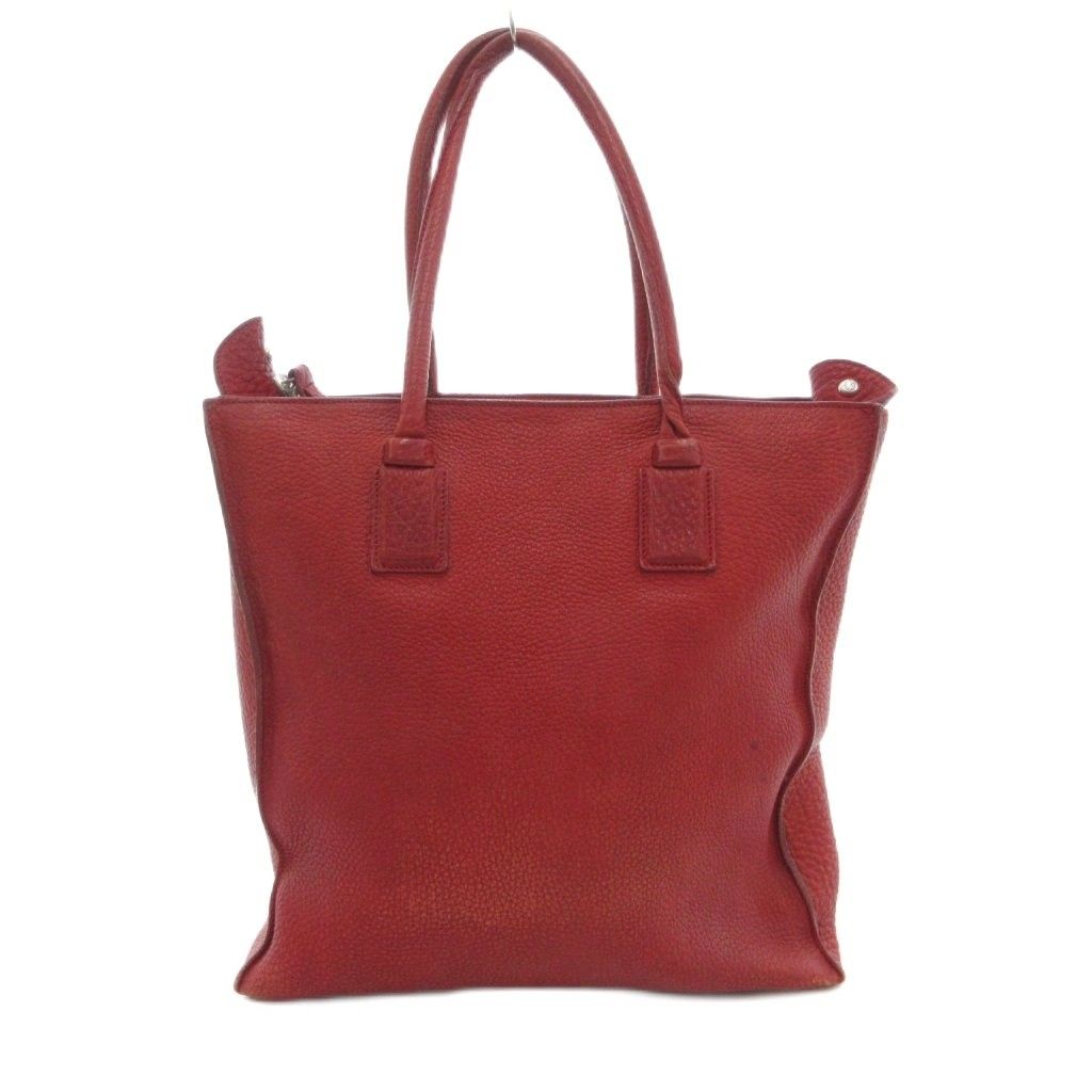 Giorgio Armani レザー トートバッグ ジョルジオアルマーニ GIORGIO ARMANI トートバッグ ロゴ シュリンク