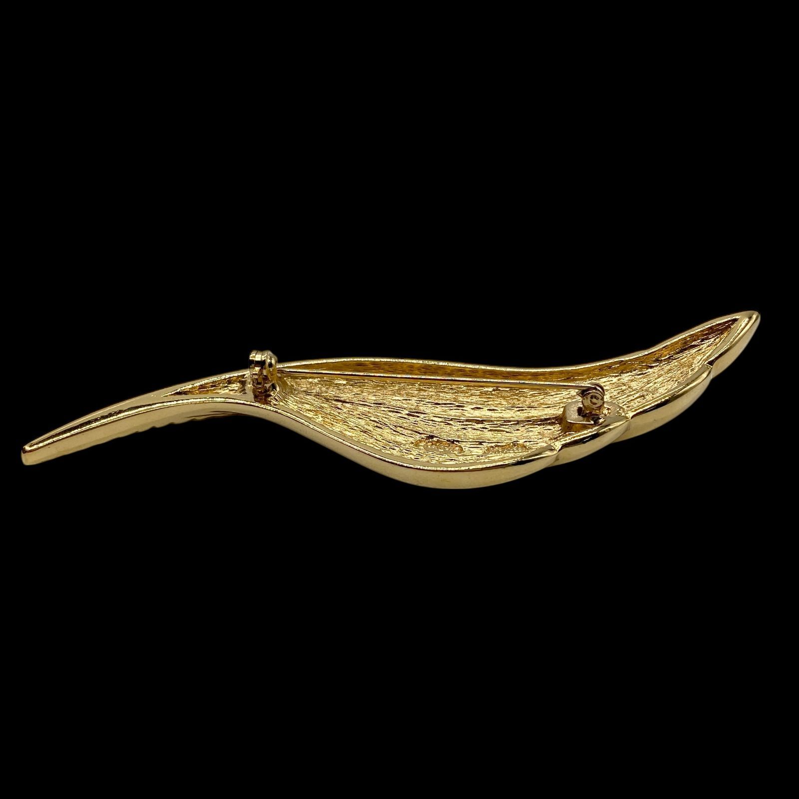 希少 Christian Dior クリスチャン ディオール 大ぶり フェザー