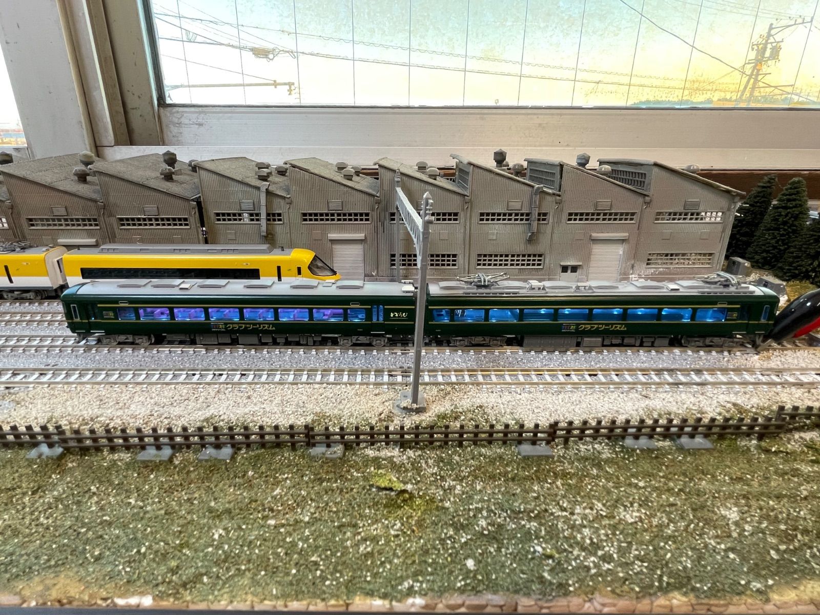 Nゲージ 「かぎろひ」 動力とヘッドライトLED打ち替え改造・室内灯付き