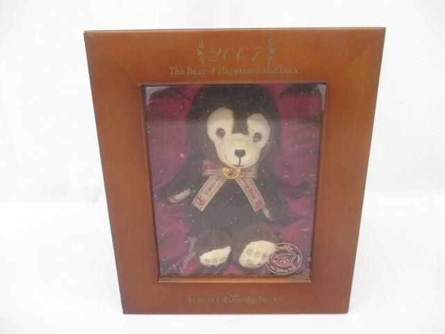 品 ディズニー ダッフィー ぬいぐるみ イヤーダッフィー 2007 木箱