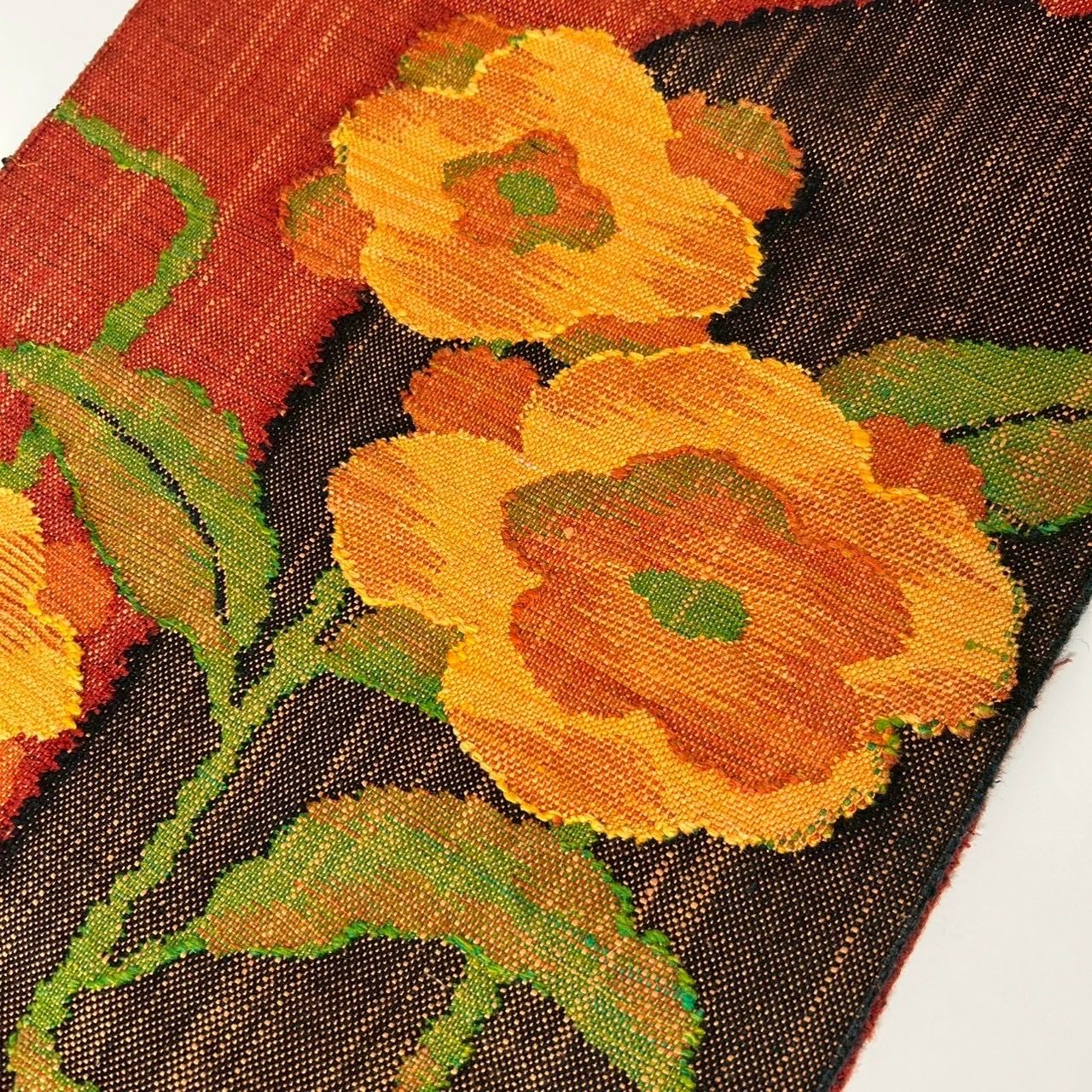 名古屋帯 正絹 真綿紬 素敵な織柄 八寸 MA-1806 - メルカリ